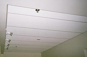Acoustic Ceiling Tile with Lighting