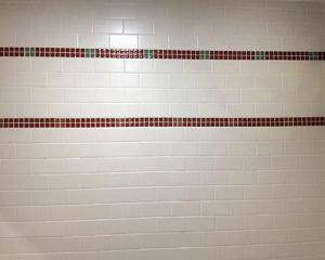 UVA Public Bathroom Wall